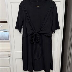 Lululemon Black Tie-Front Women’s Dress